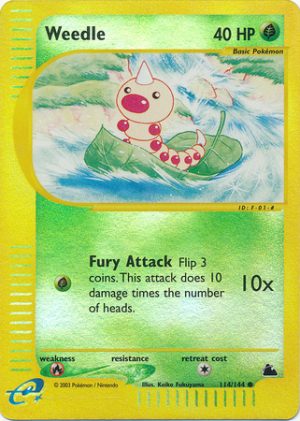 Weedle - 114/144 - Reverse
