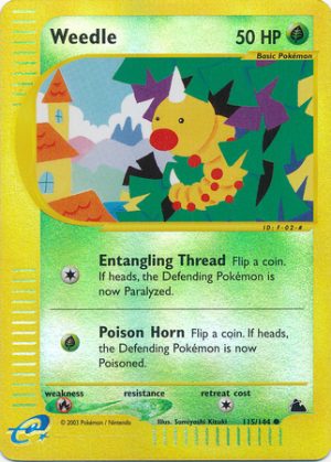 Weedle - 115/144 - Reverse