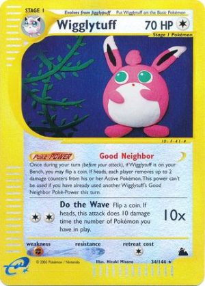 Wigglytuff - 34/144 - Reverse