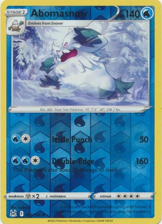 Abomasnow – 43/196 – Reverse