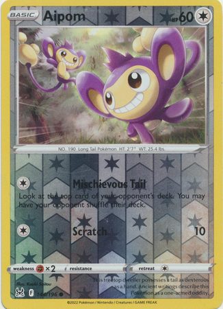 Aipom – 144/196 – Reverse