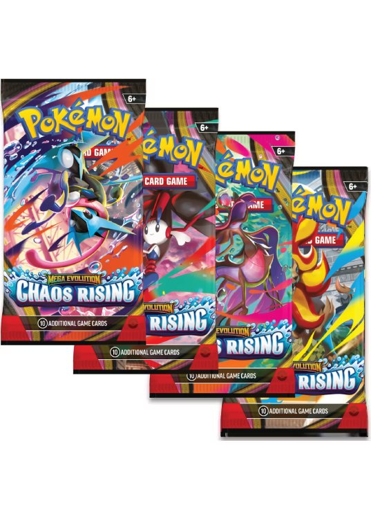 Booster Pack full artwork set (4 stk.) fra ME04 Chaos Rising