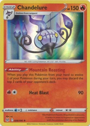 Chandelure – 26/196 (Holo)