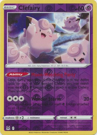Clefairy – 62/196 – Reverse