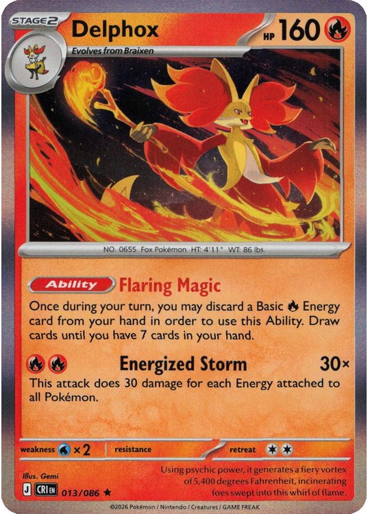 Delphox – 013/086 (Holo)