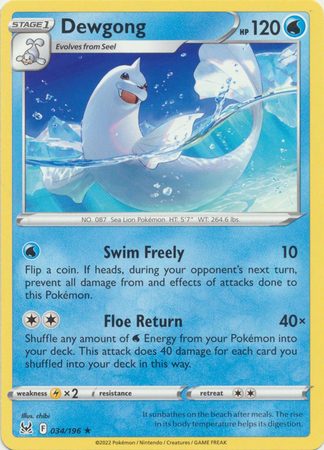 Dewgong – 34/196