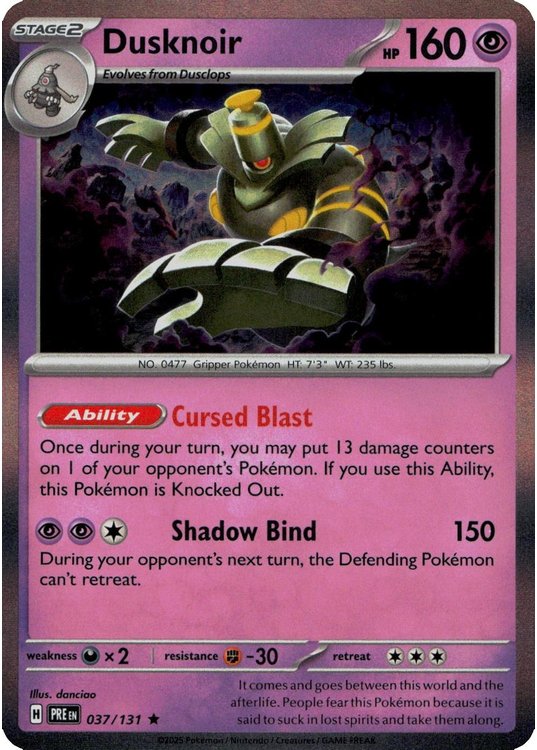 Dusknoir – 037/131 (Holo)