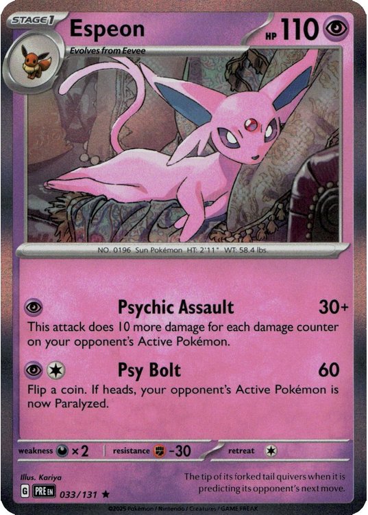 Espeon – 033/131 (Holo)