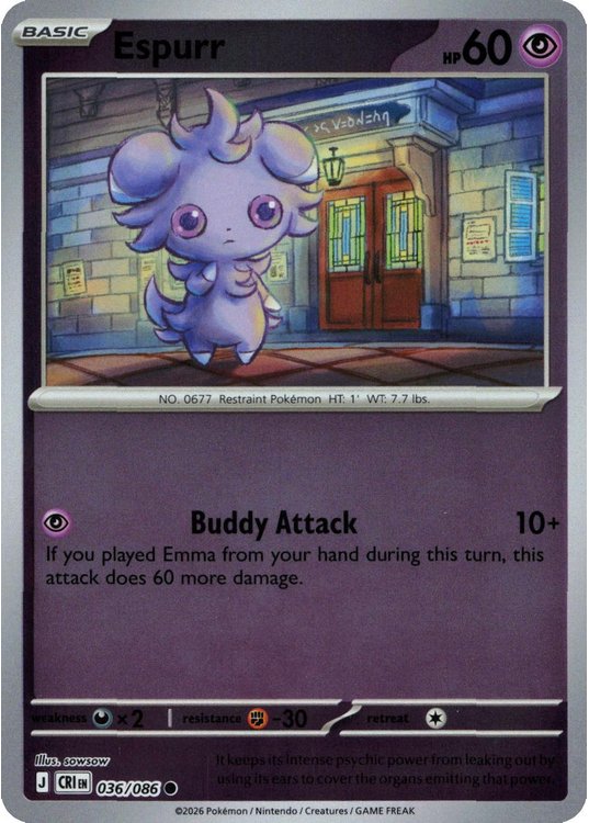 Espurr – 036/086 – Reverse