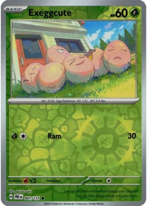 Exeggcute – 001/131 – Reverse