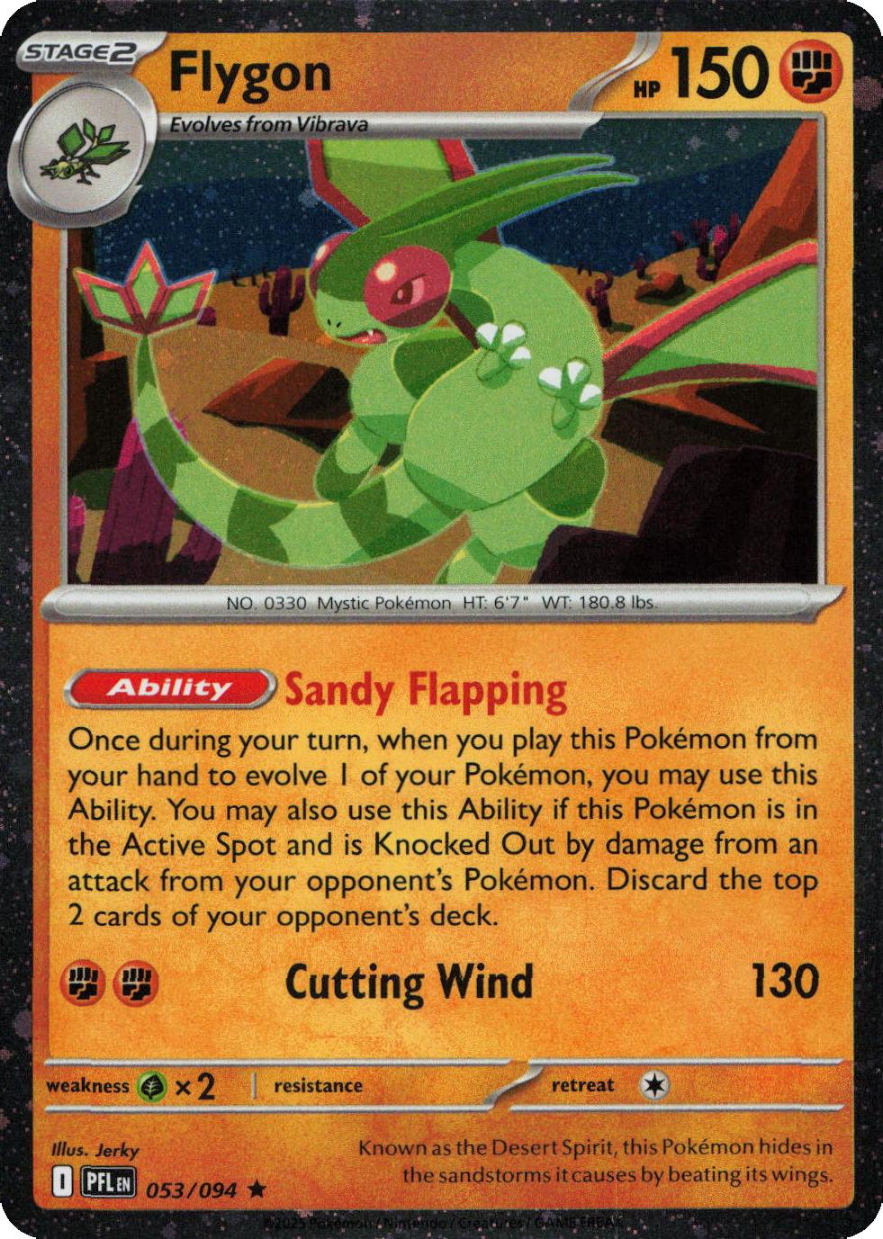 Flygon – 053/094 – Cosmos holo