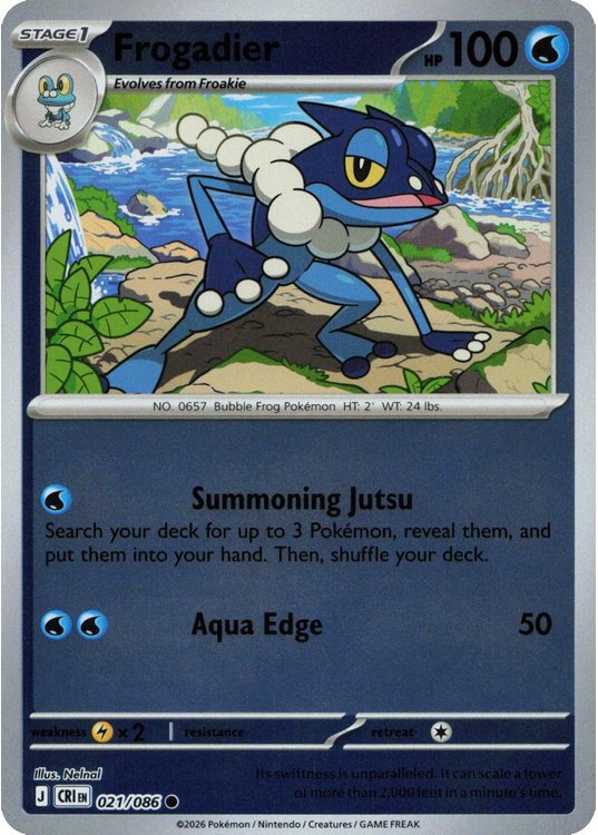 Frogadier – 021/086 – Reverse