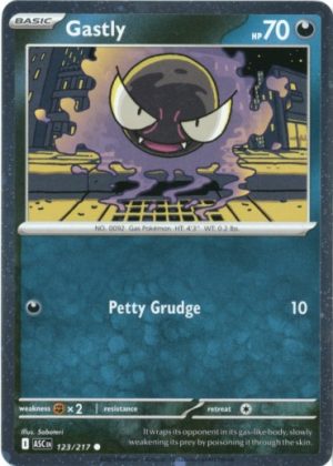 Gastly - 123/217 - Cosmos Holo
