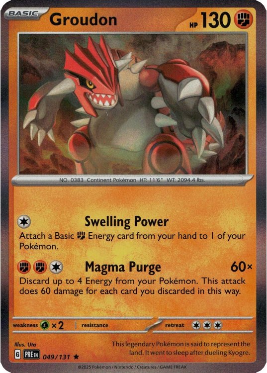 Groudon – 049/131 (Holo)
