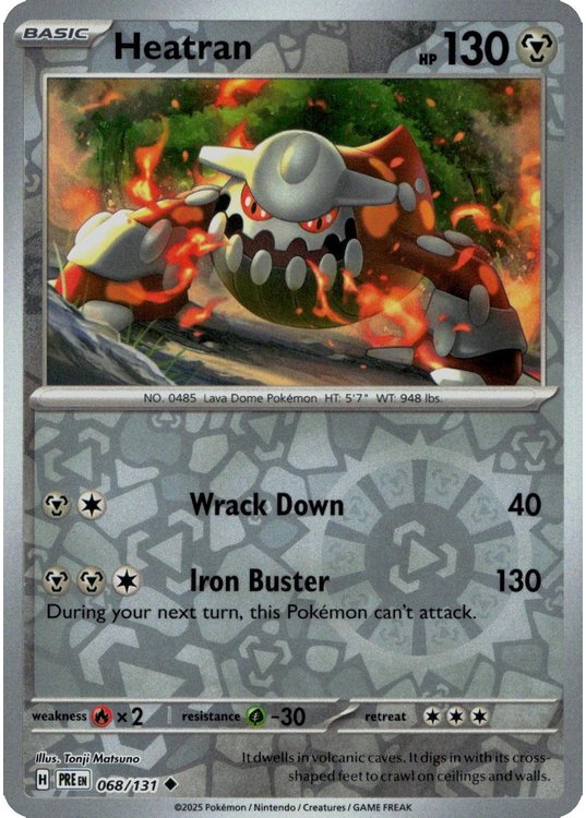 Heatran – 068/131 – Reverse