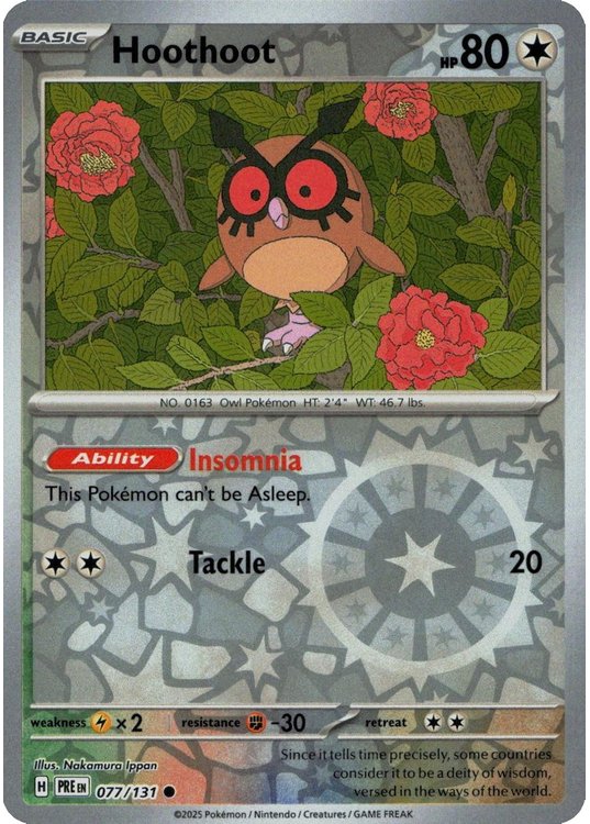 Hoothoot – 077/131 – Reverse