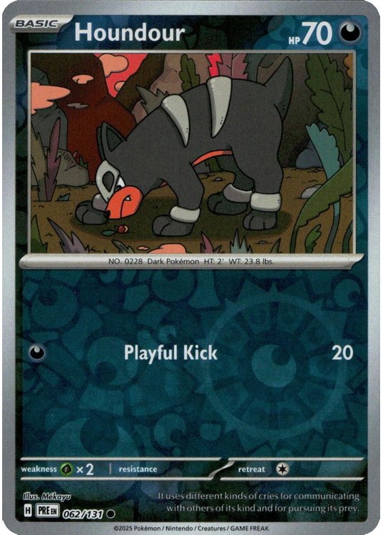 Houndour – 062/131 – Reverse