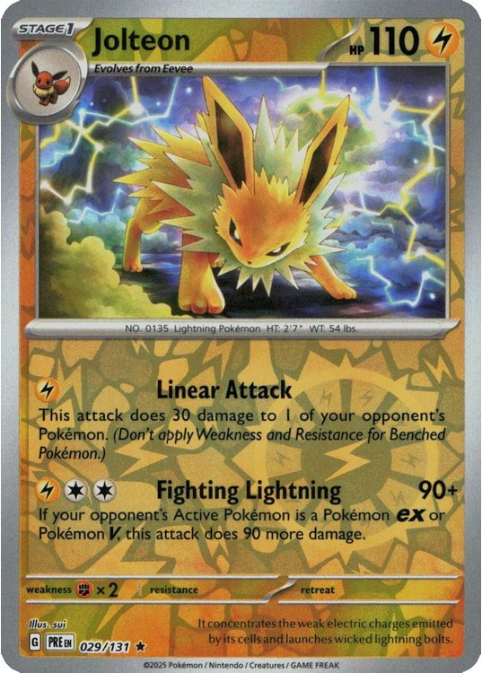 Jolteon – 029/131 – Reverse
