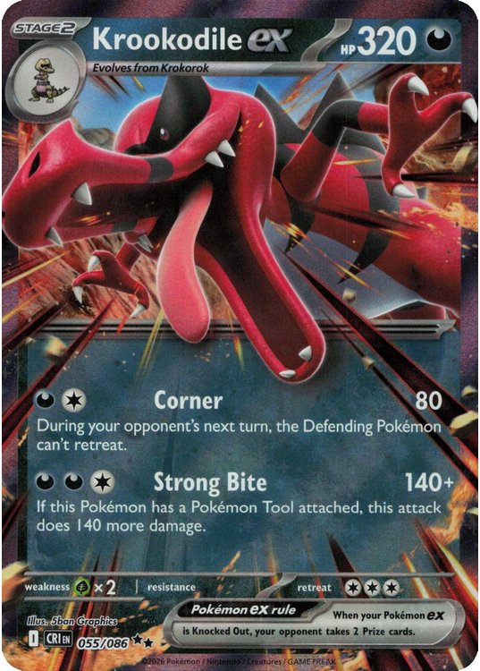 Krookodile ex – 055/086