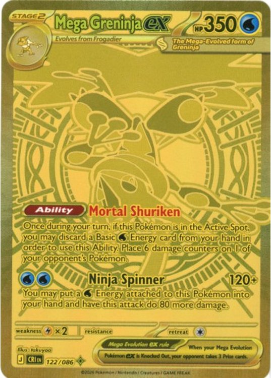 Mega Greninja ex - 122/086