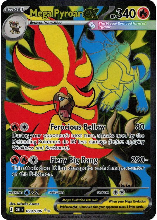 Mega Pyroar ex – 099/086