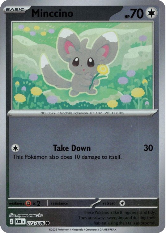 Minccino – 072/086 – Reverse