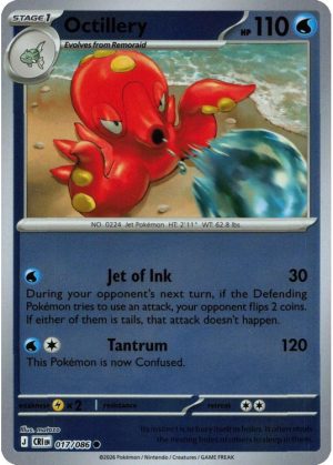 Octillery - 017/086 - Reverse