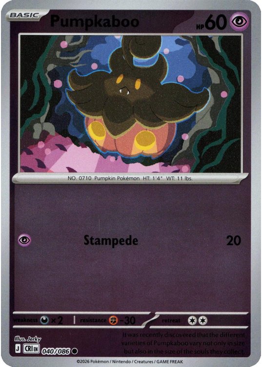Pumpkaboo – 040/086 – Reverse