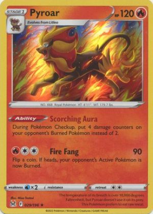 Pyroar – 29/196 (Holo)