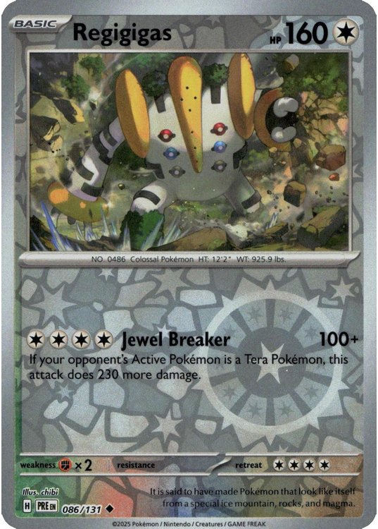 Regigigas – 086/131 – Reverse
