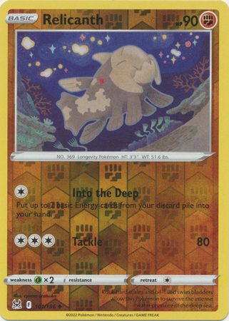 Relicanth – 101/196 – Reverse