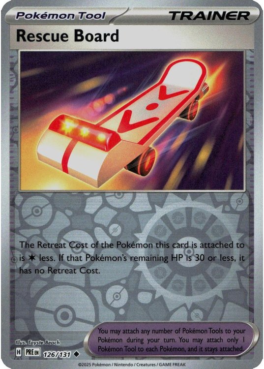 Rescue Board – 126/131 – Reverse