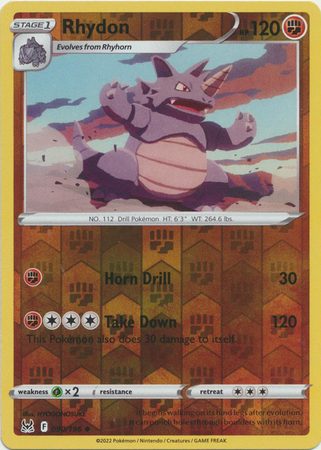 Rhydon – 90/196 – Reverse
