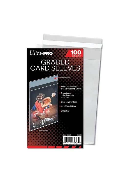 Sleeves til BGS kort - Graded Card Sleeves 100 stk. top-loading (95x145mm) - Ultra Pro