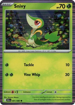 Snivy - 001/086 - Tinsel Holo