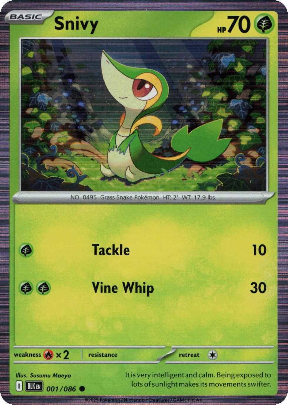 Snivy - 001/086 - Tinsel Holo