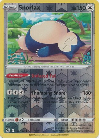 Snorlax – 143/196 – Reverse