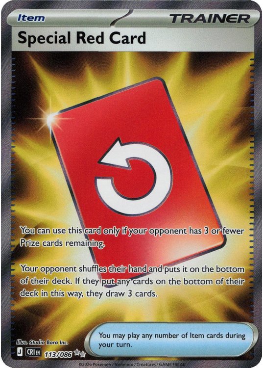 Special Red Card - 113/086