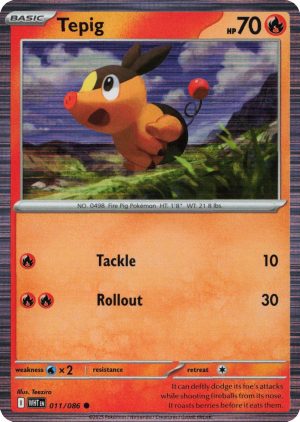 Tepig - 011/086 - Tinsel Holo
