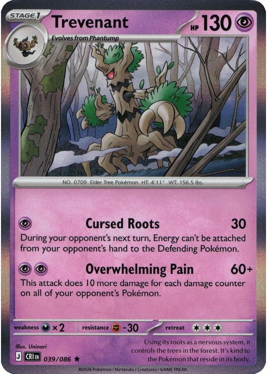 Trevenant – 039/086 (Holo)