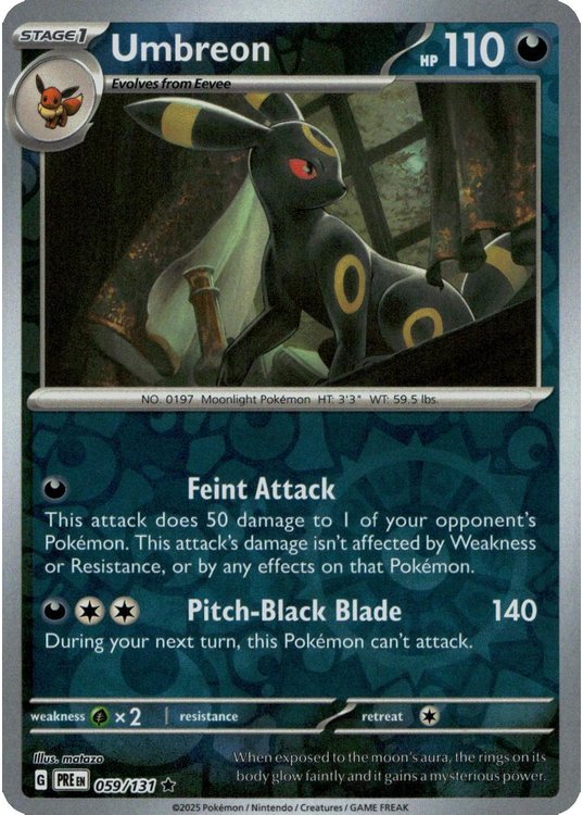 Umbreon – 059/131 – Reverse
