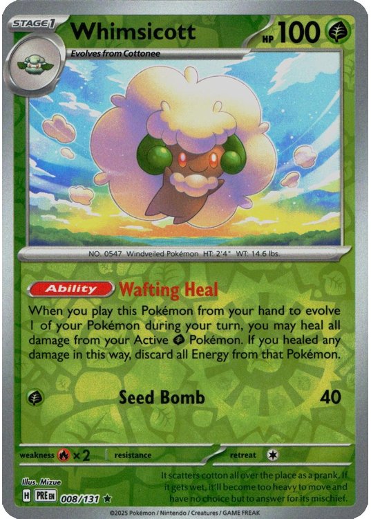 Whimsicott – 008/131 – Reverse