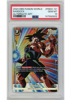 Bardock (Alternate Art) (Dragon Ball) – FB03-121 – PSA 10