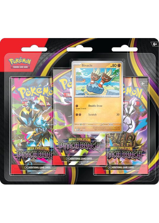 Binacle blister pack (3 stk.) - ME05 Pitch Black