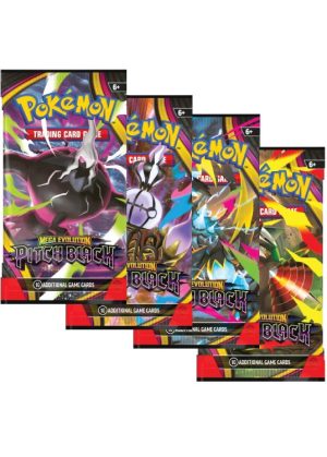 Booster Pack full artwork set (4 stk.) fra ME05 Pitch Black