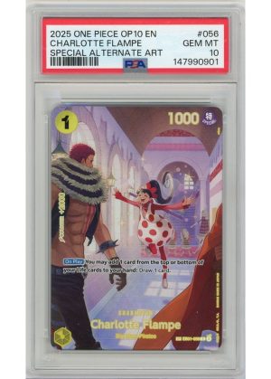 Charlotte Flampe EB01-056 (Special Alternate Art) (One Piece) – OP10-056 – PSA 10