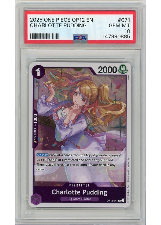 Charlotte Pudding (One Piece) OP12-071 PSA 10