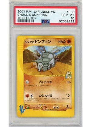 Chuck's Donphan 038/141 1st Edition PSA 10