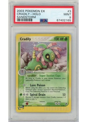 Cradily – 3/100 – PSA 9