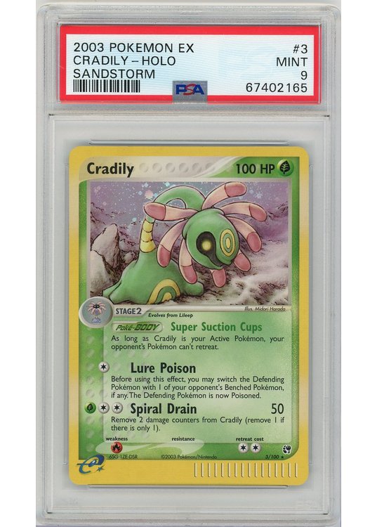 Cradily 3/100 PSA 9